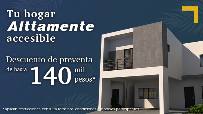 Aprovecha tu casa con descuento de preventa